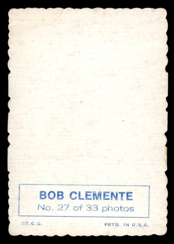 1969 Topps Baseball Deckle Edge # 27 Roberto Clemente Pirates EX-MT 564947