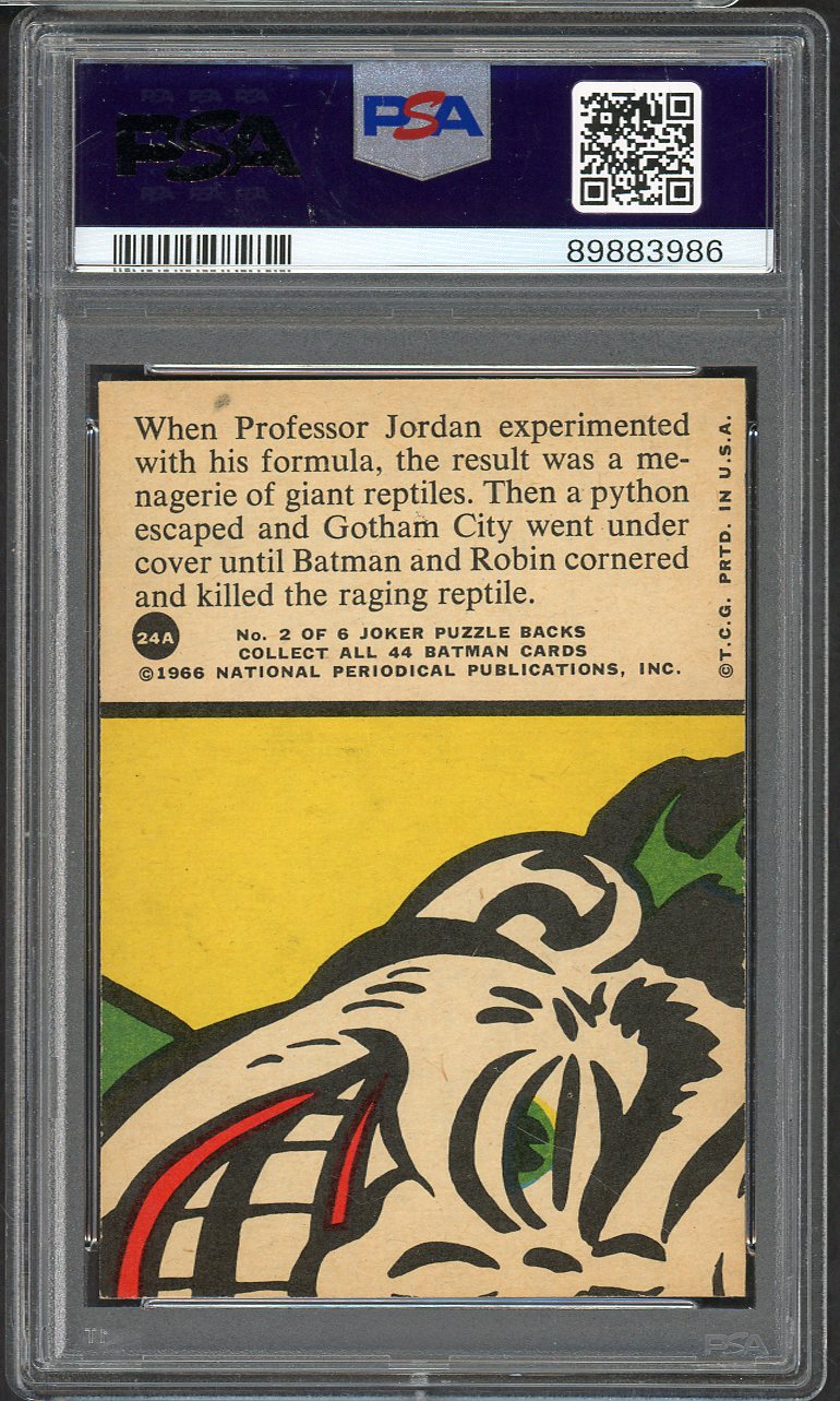 1966 Batman A Series #24A Tight Squeeze PSA 8 NM/MT 565145