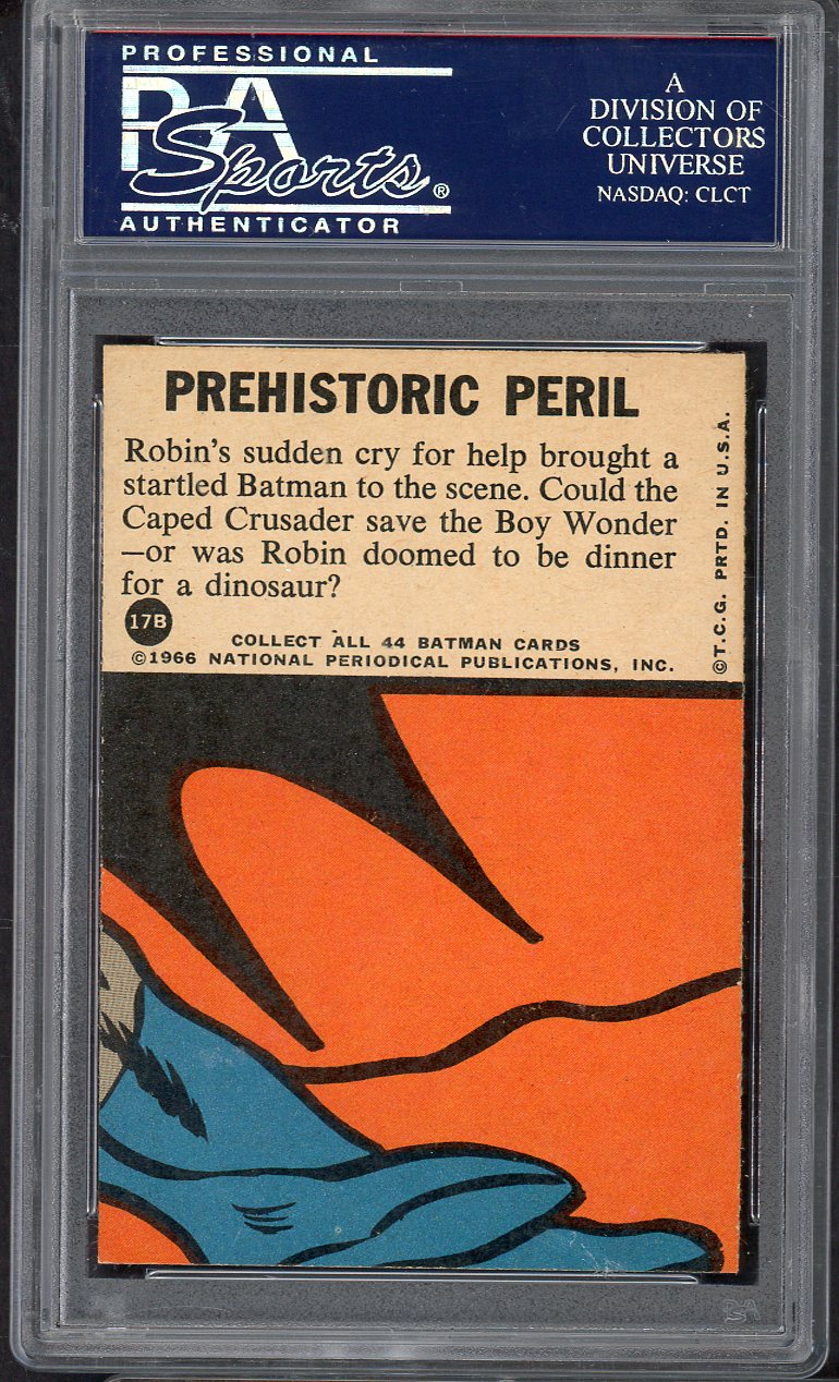 1966 Batman B Series #17B Prehistoric Peril PSA 8 NM/MT 565159