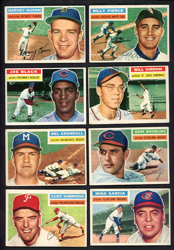 1956 Topps Set Lot 91 Diff VG-EX Black Virdon Kuenn 566434