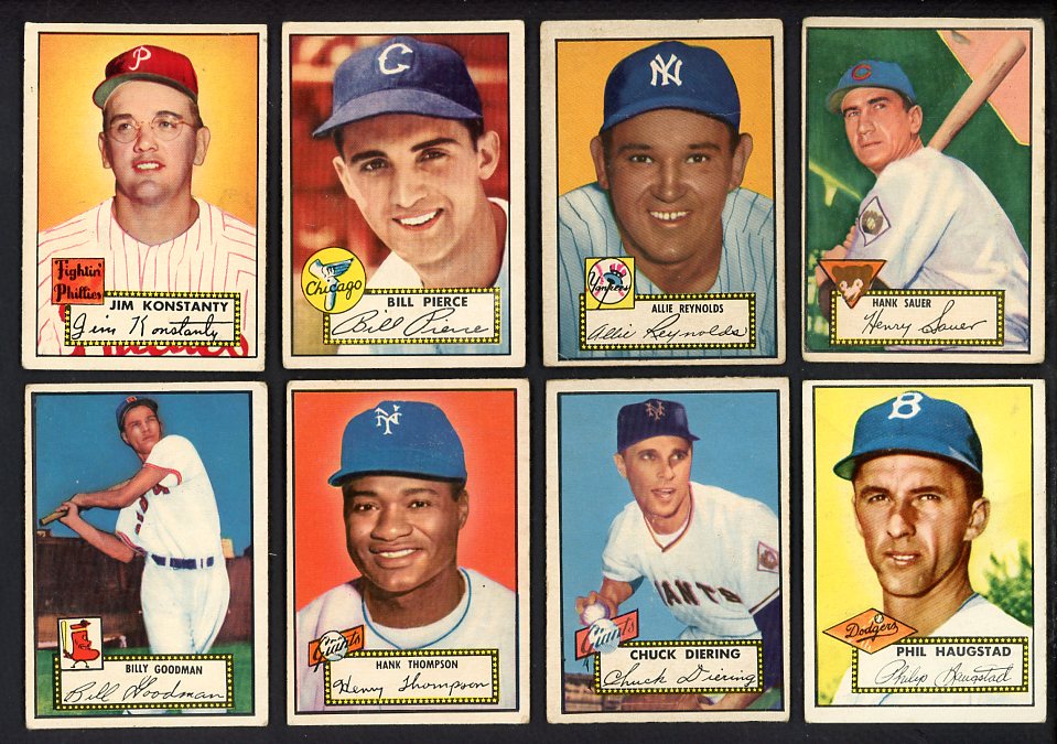 1952 Topps Set Lot 34 Diff VG/VG-EX Reynolds Pierce 567152