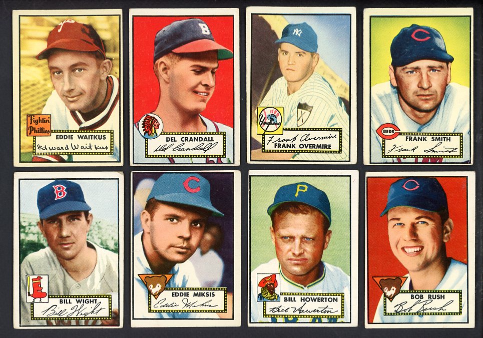 1952 Topps Set Lot 22 Diff VG-EX Crandall Overmire 567159