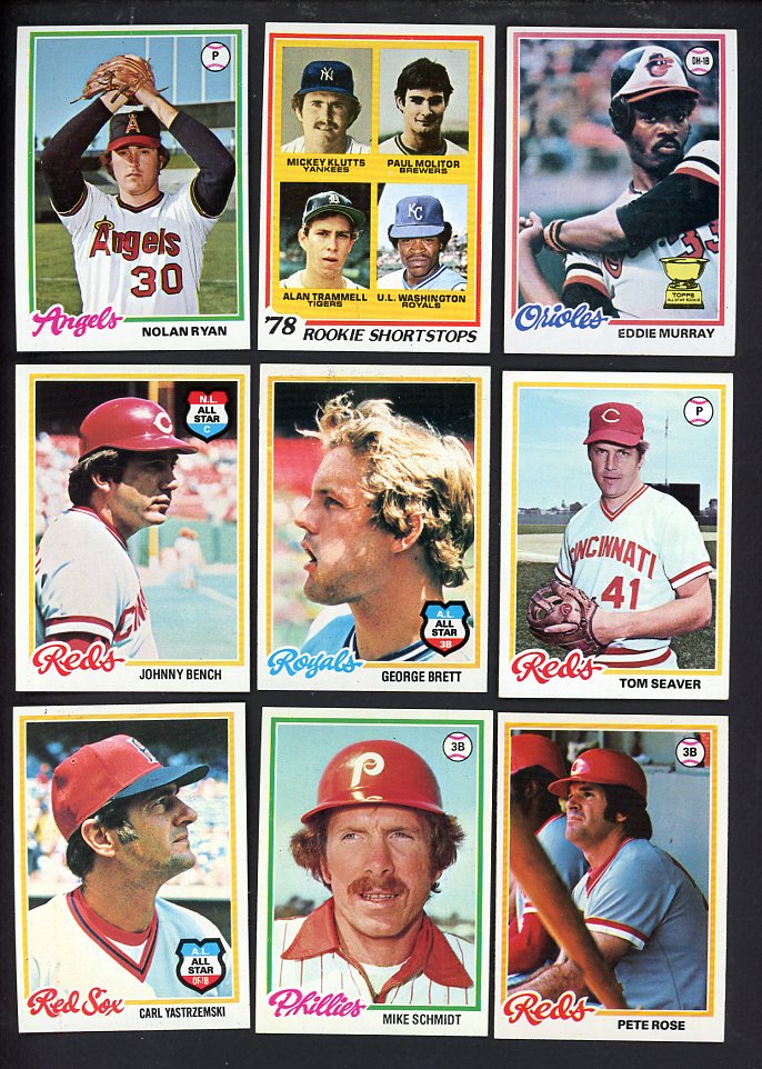 1978 Topps Baseball Complete Set EX-MT/NR-MT Molitor Murray 567165
