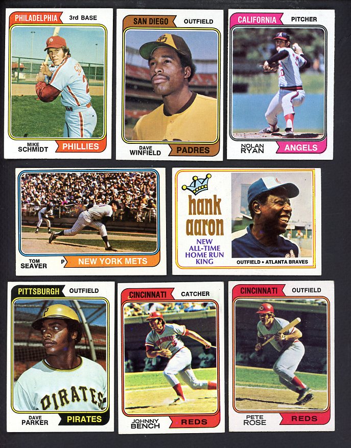 1974 Topps Baseball Complete Set EX-MT/NR-MT Winfield Aaron 567181