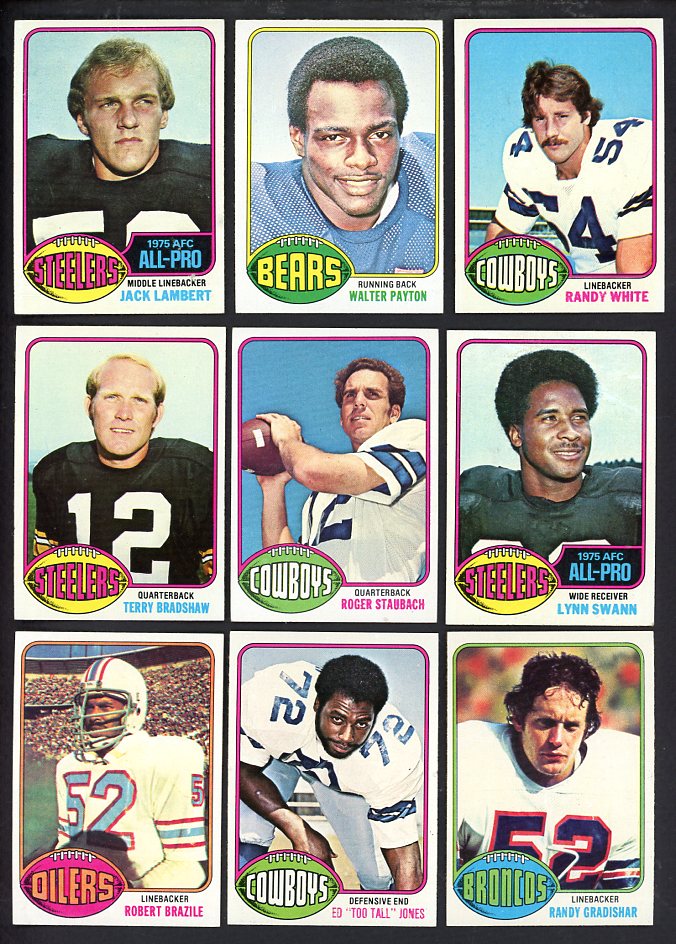 1976 Topps Football Complete Set EX-MT/NR-MT Payton Lambert 567251
