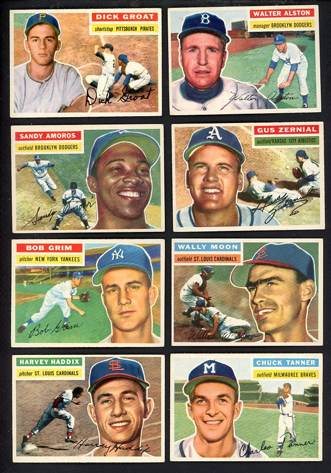 1956 Topps Set Lot 60 Diff EX+/EX-MT Alston Groat Haddix 567262