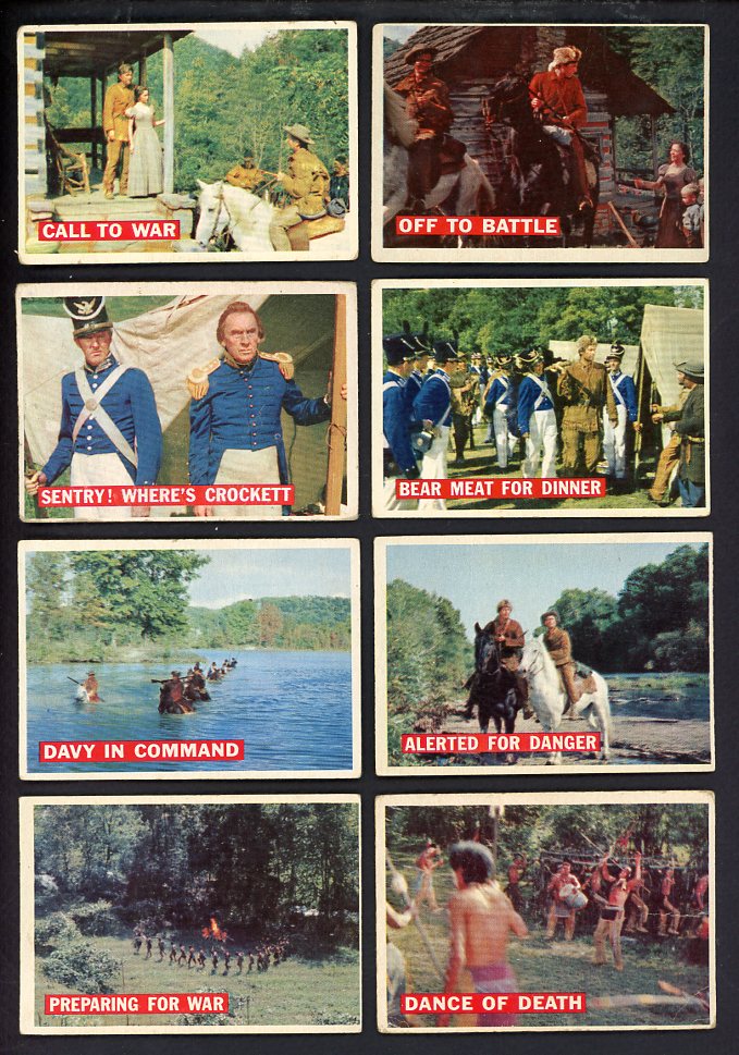 1956 Topps Davy Crockett Complete Orange Set VG/VG-EX 567263