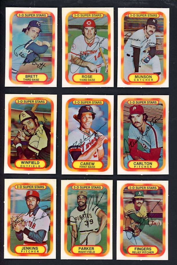 1977 Kelloggs Baseball Complete Set NR-MT Brett Rose Munson 567539
