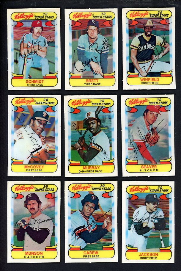 1978 Kelloggs Baseball Complete Set NR-MT Murray Ryan Brett 567540