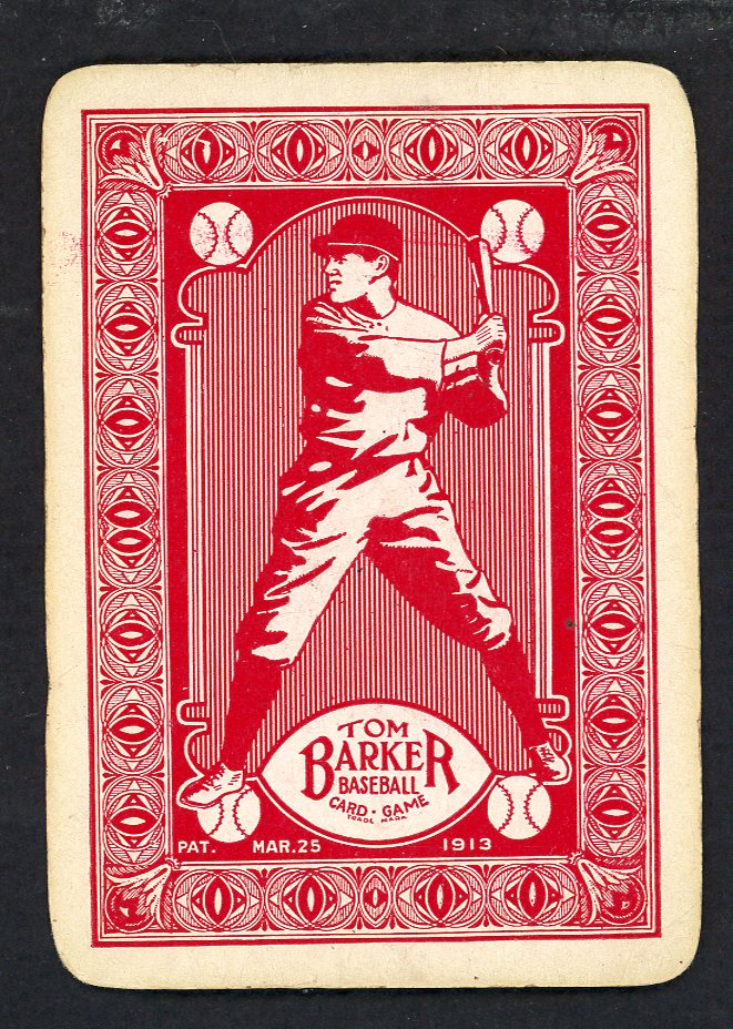 1913 Tom Barker Slide At Plate (Ump Right) EX 567641