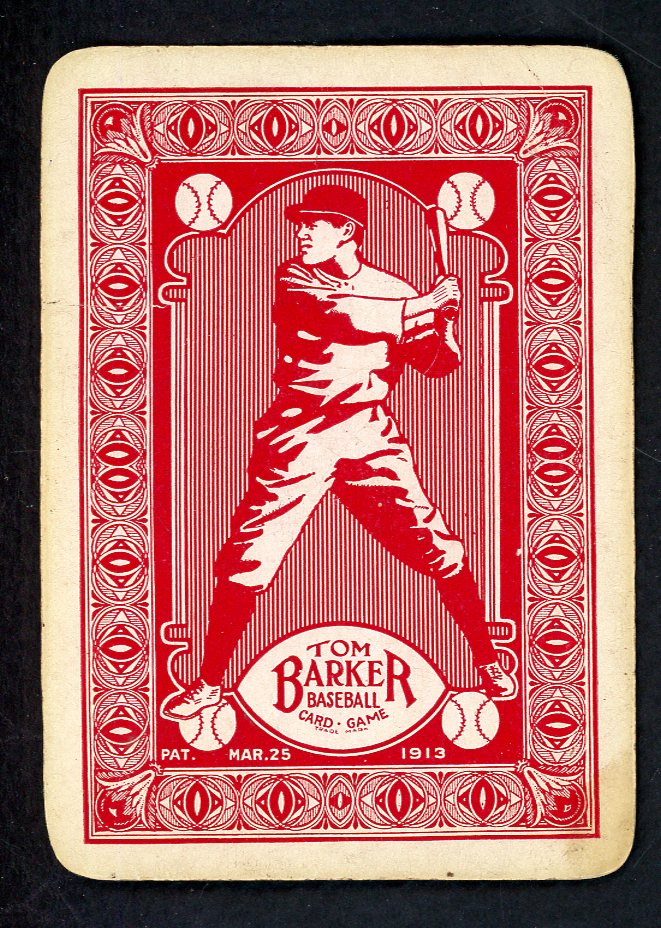 1913 Tom Barker George Stallings Braves GD-VG 567655