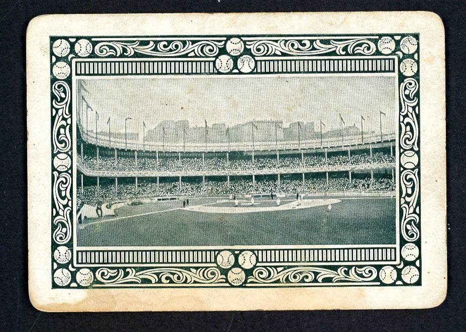 1914 WG4 Polo Grounds Eddie Collins A's VG (Stain) 567656