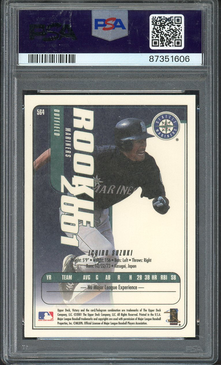 2001 Victory #564 Ichiro Suzuki Mariners PSA 9 MINT 567733