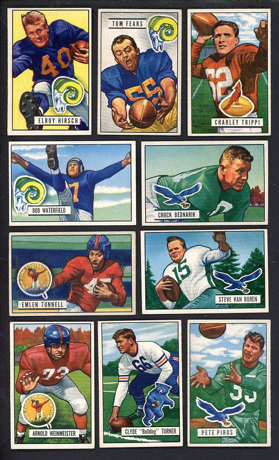 1951 Bowman Set Lot 38 Diff EX-MT Waterfield Van Buren 568204