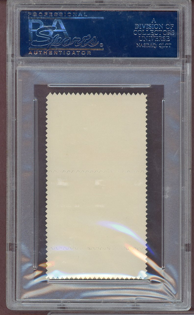 1962 Topps Baseball Stamp Panel Sam Jones Don Schwall PSA 9 MINT oc 568657