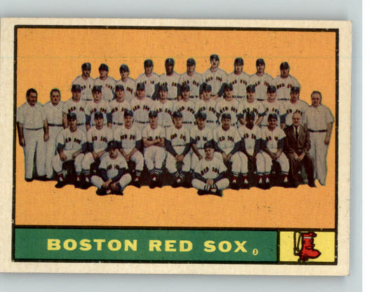 1961 Topps Baseball #373 Boston Red Sox Team EX-MT/NR-MT 396168