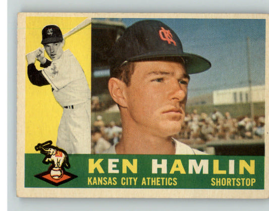 1960 Topps Baseball #542 Ken Hamlin A's EX-MT 396225