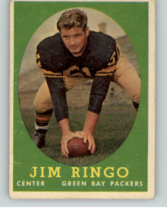 1958 Topps Football #103 Jim Ringo Packers VG-EX 398105