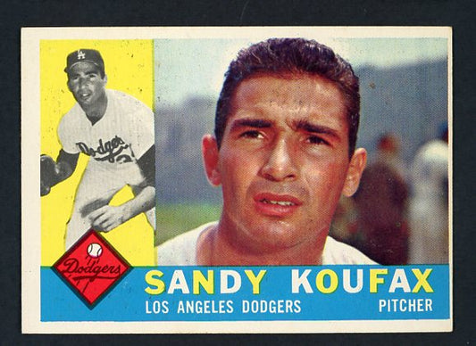 1960 Topps Baseball #343 Sandy Koufax Dodgers EX-MT 416932