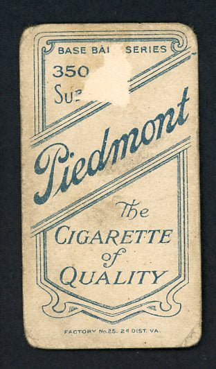 1909-11 T206 T 206 Bob Bescher Reds Good back damage 426675