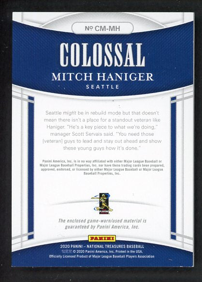 2020 Panini National Treasures #CM-MH Mitch Haniger Mariners 461476
