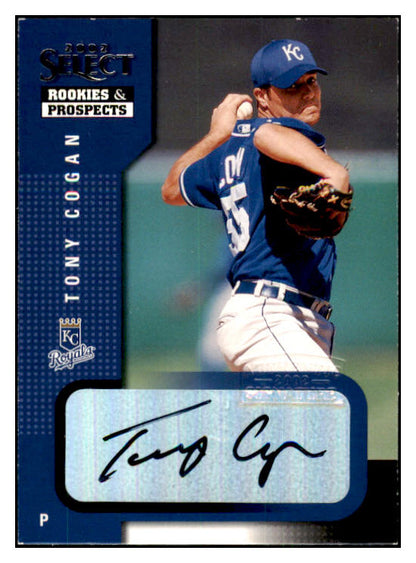 2002 Select #093 Tony Cogan Royals Signed 461639