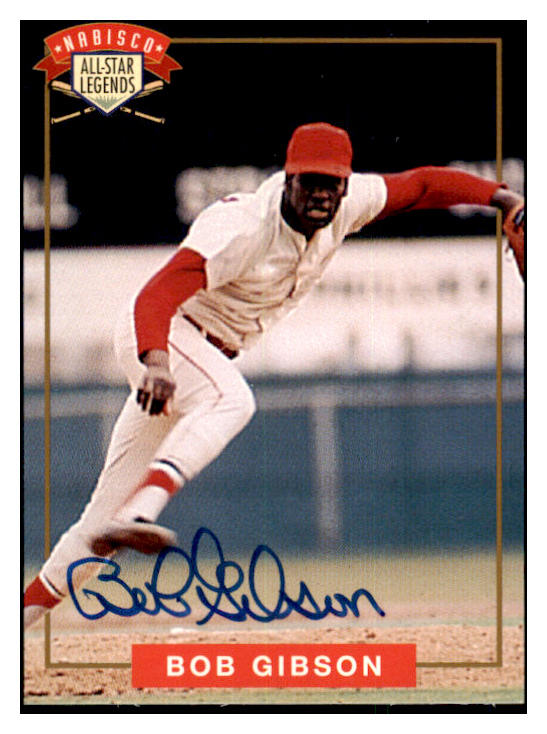 1994 Nabisco Legends Bob Gibson Cardinals Signed 461646