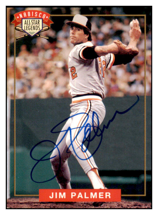 1994 Nabisco Legends Jim Palmer Orioles Signed 461657