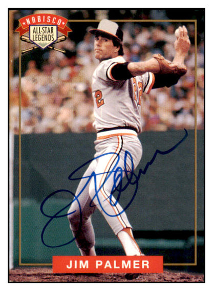 1994 Nabisco Legends Jim Palmer Orioles Signed 461657