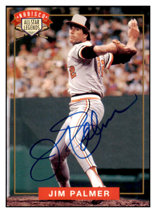 1994 Nabisco Legends Jim Palmer Orioles Signed 461657