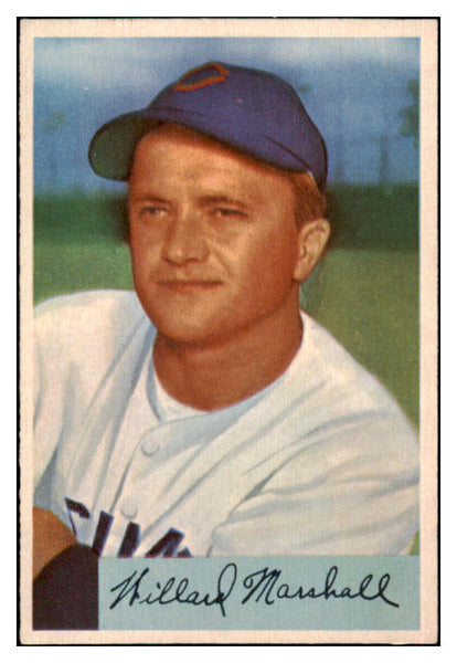 1954 Bowman Baseball #070 Willard Marshall White Sox EX-MT 463491