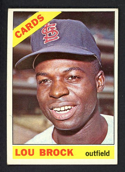 1966 Topps Baseball #125 Lou Brock Cardinals EX 463764