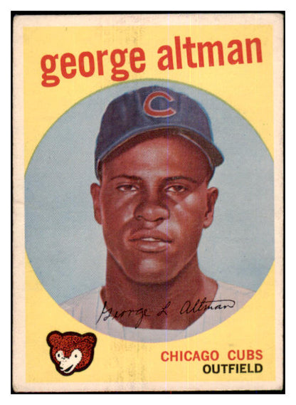 1959 Topps Baseball #512 George Altman Cubs VG-EX 464245