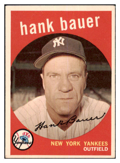 1959 Topps Baseball #240 Hank Bauer Yankees EX 464478