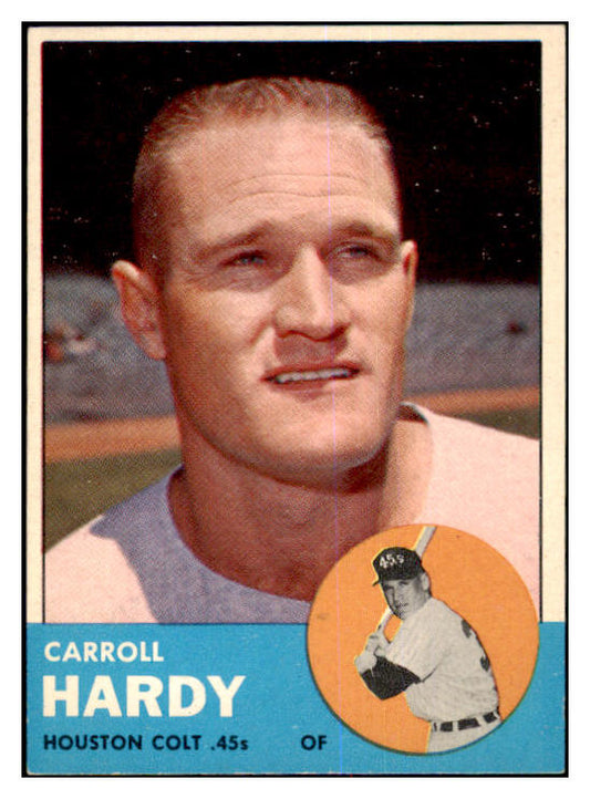 1963 Topps Baseball #468 Carroll Hardy Colt .45s EX 464588