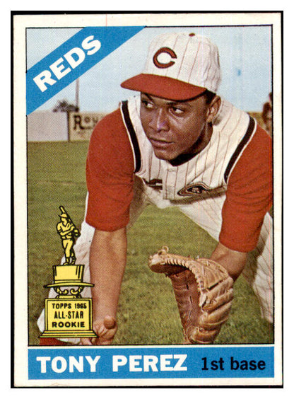 1966 Topps Baseball #072 Tony Perez Reds VG 464938