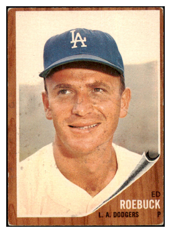 1962 Topps Baseball #535 Ed Roebuck Dodgers VG-EX 465147