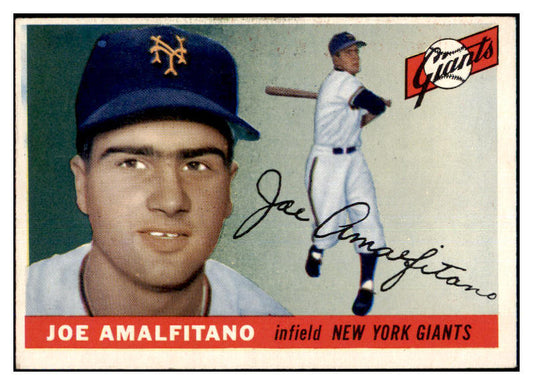 1955 Topps Baseball #144 Joe Amalfitano Giants EX-MT 465316