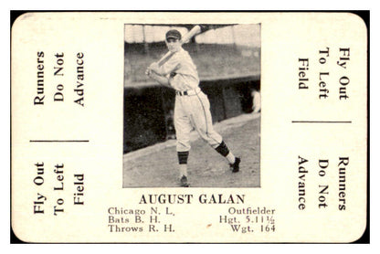 1936 S & S Game Augie Galan Cubs EX-MT 465711