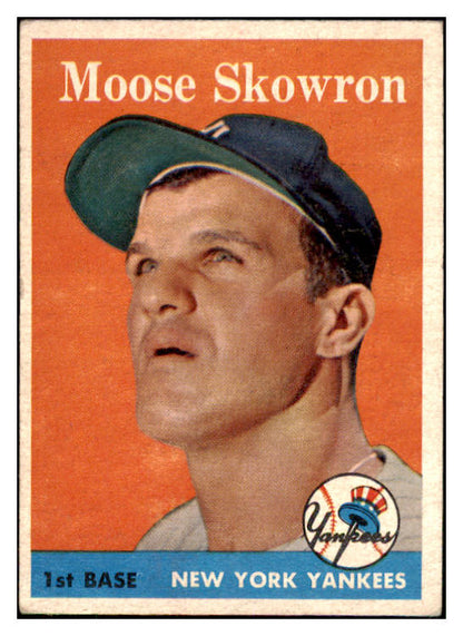 1958 Topps Baseball #240 Bill Skowron Yankees VG-EX 466185