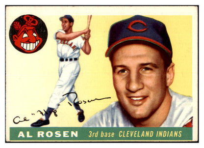 1955 Topps Baseball #070 Al Rosen Indians VG-EX 467550