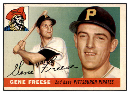 1955 Topps Baseball #205 Gene Freese Pirates VG 467674