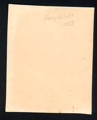 1954 Hunters Wieners Proof Photo Harry Elliott Cardinals VG-EX 467942