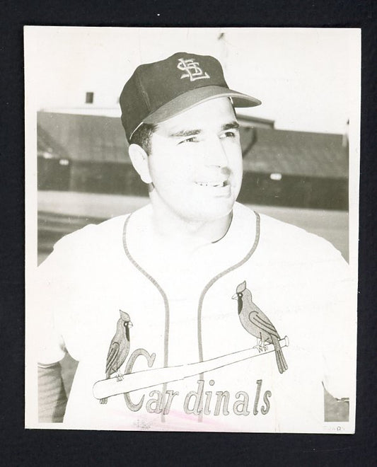 1954 Hunters Wieners Proof Photo Sal Yvars Cardinals VG 467948