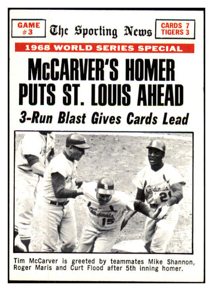 1969 Topps Baseball #164 World Series Game 3 McCarver EX-MT 468376