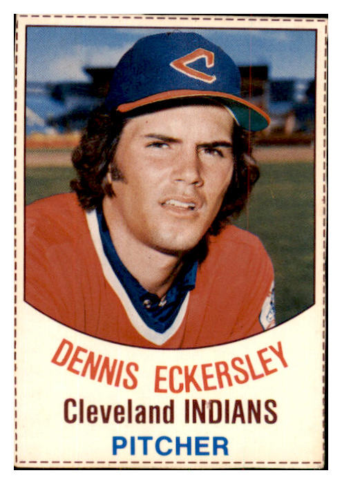 1977 Hostess #106 Dennis Eckersley Indians EX-MT 469978