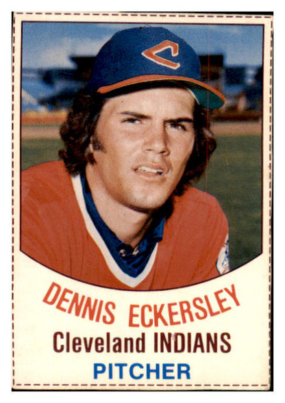 1977 Hostess #106 Dennis Eckersley Indians EX-MT 469978