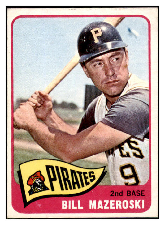1965 Topps Baseball #095 Bill Mazeroski Pirates EX 470130