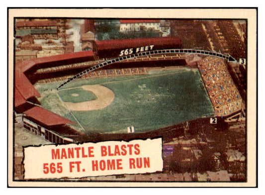 1961 Topps Baseball #406 Mickey Mantle IA Yankees EX-MT 471971