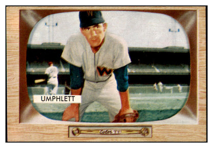 1955 Bowman Baseball #045 Tom Umphlett Senators EX-MT 472332